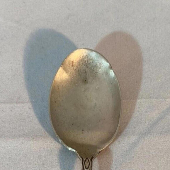 Sterling Silver Demitasse Spoon, Small Spoon, Appetizer Spoon - Picture 4 of 4